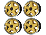 Set ruote speedART 18" stile ATS monoblocco e copriruota Oro. Porsche 964 / 993 / 996 / 997.1 / 986 / 987 / 928 Set ruote speedART 18" stile ATS monoblocco e copriruota Oro. Porsche 964 / 993 / 996 / 997.1 / 986 / 987 / 928